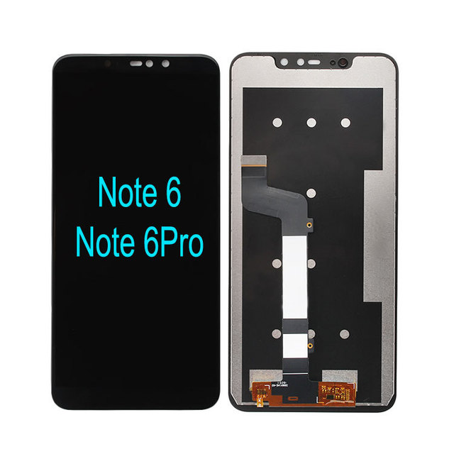 Redmi Note6 Pro Screen Assembly Redmi Note6 LCD Touch Display Mobile Phone Screen with 1 Year Warranty