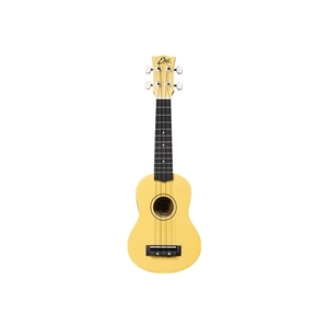 EKO GUITARS- Uku Primo Soprano Ukelele amarillo integrado en Agathis con cuello de caoba acabados de poliuretano de color guitarra diapasón - Product Image 2