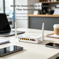 Módem de Fibra Óptica XPON ONU ONT F663NV3A Usado, 1GE+3FE+2.4G WiFi, Firmware en Inglés, Terminal de Red Óptica FTTH GPON EPON