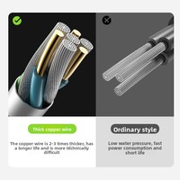 Douche portable ronde rechargeable 4500 mAh 10W avec chargement USB IPX7 Modèle A21 pour camping et dortoir