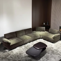 Nuevo sofá ajustable minimalista nórdico para un arreglo recto en la sala de estar