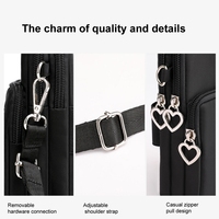 Mini sac bandoulière pour téléphone portable, portefeuille vertical, pochette à fermeture éclair pour poignet, étui pour téléphone