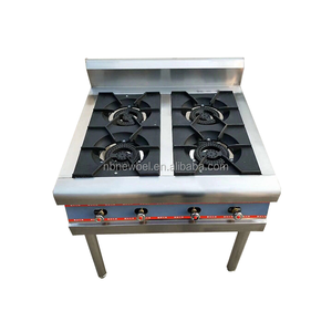 QBF-4, cuisinière à gaz à 4 brûleurs pour restaurant, cuisinière à gaz commerciale chinoise - Product Image 1