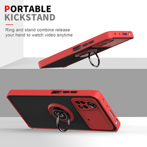 Pour Xiaomi <span class=keywords><strong>Poco</strong></span> <span class=keywords><strong>X4</strong></span> Pro, étui avec anneau de doigt, étui de téléphone pour Xiaomi <span class=keywords><strong>Poco</strong></span> F4 GT, étuis arrière pour Xiaomi 11T 12 X - Product Image 4
