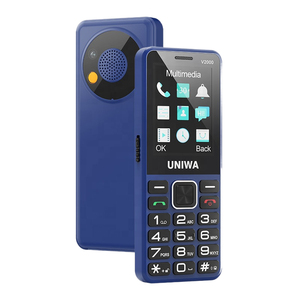 UNIWA V2000 หน้าจอ IPS ขนาด 2.4 นิ้ว รองรับซิมคู่ กล้อง 0.3MP โทรศัพท์มือถือปุ่มกด 4G พร้อมปุ่ม SOS สำหรับผู้สูงอายุ - Product Image 2