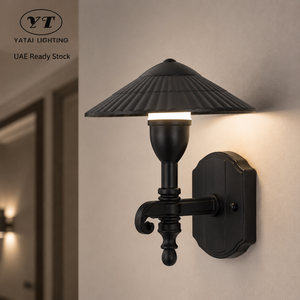 Applique murale LED d'intérieur avec abat-jour en métal et acrylique, petite conception murale pour chambre, couloir, hôtel, 5W, 3000K, 6000K - Product Image 1