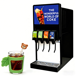 Distributeur de boissons entièrement automatique, système de fontaine à soda 49 kg pour cuisine commerciale, entretien facile, machine à faire des sodas - Product Image 1