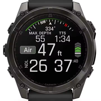 Montre connectée industrielle Fenix 8 - Alimentation solaire, écran AMOLED, suivi d'activité, réveil, boîtier en fibre de carbone, bracelet en caoutchouc, étanche