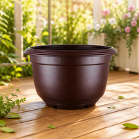 Pot Bunga Plastik Persegi untuk Kebun Dalam Ruangan, Wadah Tanaman Hidroponik Raksasa, Budidaya Hidroponik, Balkon, Teras, Rumah Kontemporer