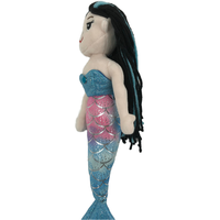 Poupée sirène en peluche douce filles coton tissu mer-maid jouets de poupée en peluche