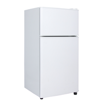 Congélateur vertical mini double porte 58 L et réfrigérateur inférieur