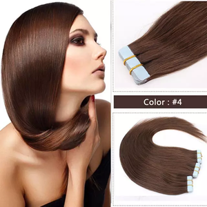 Extensiones de Cabello de Lujo al por Mayor, Cinta Adhesiva Invisible, 100% Cabello Humano Remy Liso, Calidad de Salón - Product Image 1