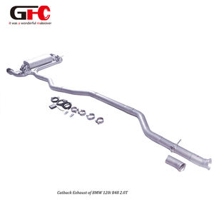 GFC Sistema di Scarico Catback con Valvola e Silenziatore in Acciaio Inox 304 per <span class=keywords><strong>BMW</strong></span> <span class=keywords><strong>120i</strong></span> 125i 2.0T <span class=keywords><strong>F20</strong></span> B48 2015-2019 - Product Image 3