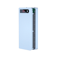 Boîtier de batterie DIY L8 18650, support de batterie, chargeur de téléphone portable double USB, boîte de rangement de batterie Type-C pour smartphone