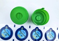 Tapón de rosca de plástico azul de 55mm de alta calidad para botellas de agua de 20L sin derrames y a prueba de fugas para latas de 5 galones Tamaño de 55mm