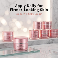 Crème Visage PDRN à Marque Blanche OEM, Hydratant en Capsules de Collagène Rose, Soin de la Peau, Crème Visage à la Niacinamide