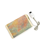Oreiller de massage thermique pour le cou en quartz clair 100% naturel, rayons infrarouges lointains, Quasar Gemsn