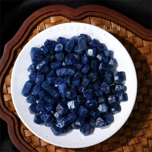 Punte di Cristallo di Zaffiro Blu Naturale (Corindone) - Campioni Grezzi per Creazione di Gioielli, Guarigione dei Chakra ed Educazione Geologica - Product Image 3