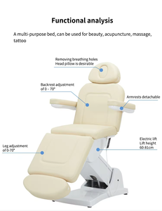 HICOMED Eléctrica 3 Motores <span class=keywords><strong>Spa</strong></span> Belleza Esteticista Masaje Pestañas Centro Facial Cama Odontología Silla Salón Mesas Tatuaje Cama Médica - Product Image 5