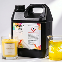 Colorant liquide hydrosoluble pour bougies, 1 kg, multicolore/personnalisé, sûr, naturel, haute concentration, pour la fabrication de bougies en cire de soja