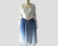 Nouvelle robe en mousseline de soie de couleur dégradée jupe de danse lyrique des filles et des femmes. Nouveau -- 24