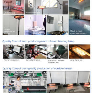 Elektrische Sonnenschirm heizungen Außen heizungen für Gartens chirm Infrarot-Sonnenschirm Attraktive Temperatur - Product Image 5