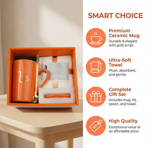 Juegos de Regalo Más Vendidos para Acción de Gracias, Año Nuevo, Día de San Valentín, Navidad, Juego de Taza y Toalla, Regalo de Boda y Cumpleaños, Juego de Regalo de Agradecimiento - Product Image 4