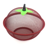 Panier de rangement en métal multifonctionnel et durable Panier à fruits avec panier de rangement pour légumes nuisibles et anti-moustiques