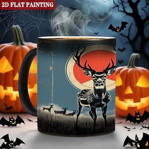 Blank Mug Frosted Black 11oz Heat Sensitive Custom Art <b>Ceramic</b> <b>Cup</b> - Product Image 6