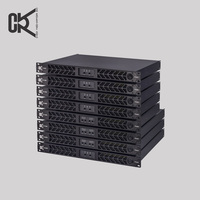 D654 Amplificadores professionnels 1U 650W Amplificateur de puissance 4 canaux