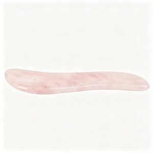 Outil de massage <span class=keywords><strong>Gua</strong></span> <span class=keywords><strong>Sha</strong></span> en <span class=keywords><strong>quartz</strong></span> <span class=keywords><strong>rose</strong></span> 100 % naturel en forme de S, planche de raclage en cristal <span class=keywords><strong>rose</strong></span> pour le visage et le corps, pour les soins de la peau - Vente en gros - Product Image 6