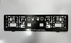 Marco de Matrícula de Plástico Negro para Kuwait, Tamaño Europeo - Product Image 5