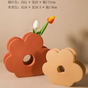 Vaso <span class=keywords><strong>per</strong></span> Fiori Moderno, Decorazione <span class=keywords><strong>per</strong></span> Appartamenti, Accessori <span class=keywords><strong>per</strong></span> Interni, Vaso in Ceramica <span class=keywords><strong>per</strong></span> Soggiorno - Product Image 5