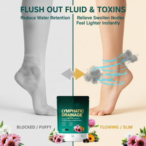 Complément de drainage lymphatique 21-en-1, formule à base de plantes, 4275 mg, capsules de gel mou détoxifiantes antioxydantes pour le soutien immunitaire des adultes - Product Image 2