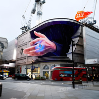 Affichage LED extérieur étanche P5 écran LED 3D haute définition à œil nu panneau d'affichage vidéo LED commercial numérique 3D IP65 SDK