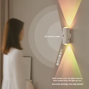 Lampada Intelligente con Sensore di Movimento, Faretto Magnetico Ricaricabile, Luce Adesiva per Armadio, Doppia Luce Notturna a Occhio di Gatto DMS-25010 - Product Image 4