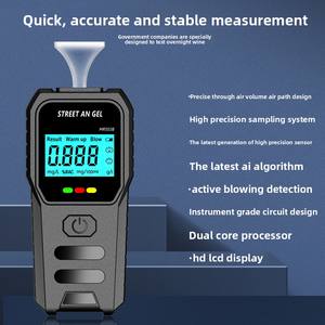 Taşınabilir yüksek hassasiyetli darbe tipi alkol dedektörü güvenli sürüş için yeni ses yayın gaz analizörü - Product Image 2