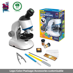 Kit de science de tige pour enfants nouveau jeu de simulation éducatif 1000x microscope optique microscope biologique en plastique pour l'école - Product Image 2