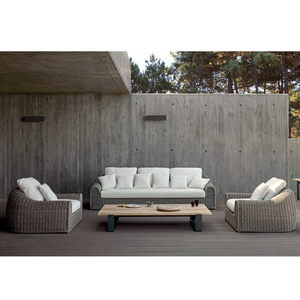 Italienisches Design Outdoor-Gartensofas Patio-Lounge-Sets aus Rattan und Korbgeflecht mit <span class=keywords><strong>Sofa</strong></span>, Stuhl und Tisch für Poolbereiche – Alibaba Lieferant und Hersteller - Product Image 5