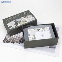 Boîte d'emballage en carton noir personnalisée pour cosmétiques, bougies, diffuseurs de parfum pour la maison, boîtes en papier pour parfums
