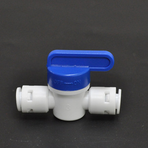 Conector para purificador de agua, válvula de bola de dos vías, diámetro de tubo de 14mm, prevención de fugas para dispensadores de agua de cocina - Product Image 3
