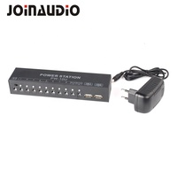 Pedal Gitar Multi Efek 6/10, Stasiun Daya Output DC Terisolasi dengan 5V Kabel DC Pengisian Daya USB