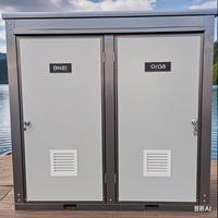 Toilettes et douches portables de luxe pour le camping, style design chinois, fabriquées en panneaux sandwich, essentielles pour les campings, en promotion