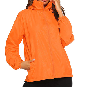 ZUJA Outdoor High Reflective Lightweight Windbreaker <strong>Packable</strong> Hoodie Cycling <strong>Jacket</strong> for <strong>Woman</strong> - Product Image 2