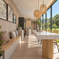 Module modulaire intelligent 2-3 chambres avec système de couchage climatisé détachable, type capsule spatiale, pour hôtels de luxe
