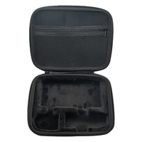 Grande trousse de voyage en EVA avec logo personnalisé, design simple et décontracté, anti-poussière, durable, antichoc, fermeture éclair, bande élastique, étanche, étui pour appareil électrique