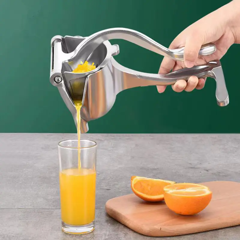 304 Edelstahl Manuelle Metall fruchtsaft presse Citrus Lemon Orange Squeezer Handpresse Obst mixer Extraktor Maschine