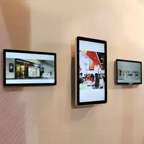 CH Smart Wall Mount Advertising Machine Monitor Board 32/43/55 Inch Touch Screen Digital Signage 2K/4K IP55 Rated Shopping Mall