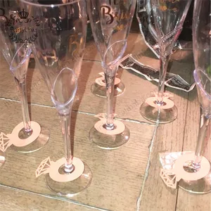 12 adet şarap bardağı kartı lazer kesim kağıt elmas yüzük düğün masa süsü gelin duş bekarlığa veda bekarlığa veda partisi süslemeleri