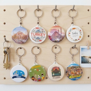 Porte-clés en plastique en gros, breloques personnalisées pour hôtels de <span class=keywords><strong>Paris</strong></span>, porte-clés promotionnels sur mesure, design Australie, souvenir des Pays-Bas - Product Image 5